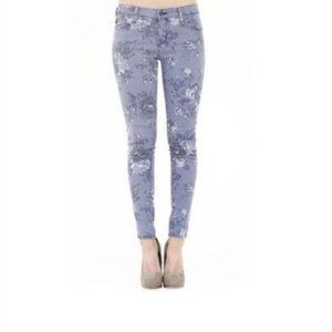 💗 SALE BIG STAR SIZE 27 ALEX MID RISE SKINNY FLORAL JEANS